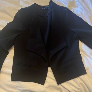 Crop black blazer, small, H&M